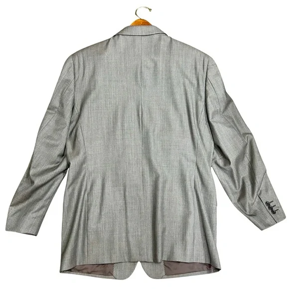 Ermenegildo Zegna Soft Gray Wool Blend Suit 52R / 42R